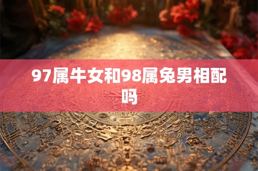 97属牛女和98属兔男相配吗