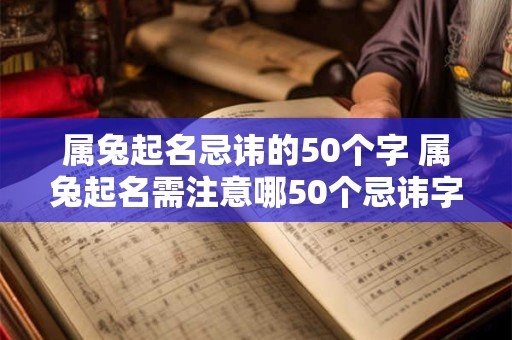 属兔起名忌讳的50个字 属兔起名需注意哪50个忌讳字