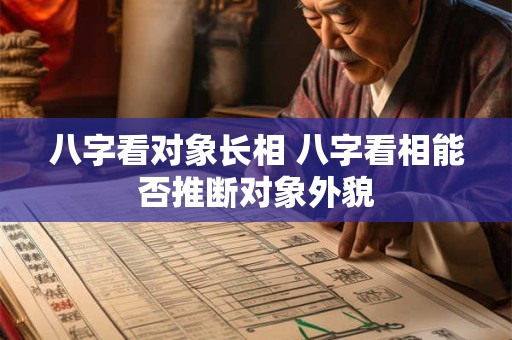 八字看对象长相 八字看相能否推断对象外貌
