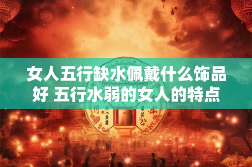 女人五行缺水佩戴什么饰品好 五行水弱的女人的特点