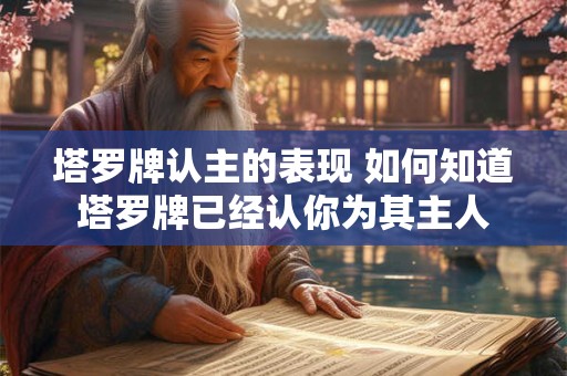 塔罗牌认主的表现 如何知道塔罗牌已经认你为其主人
