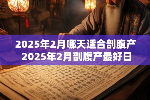 2025年2月哪天适合剖腹产 2025年2月剖腹产最好日子