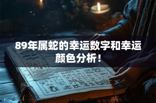 89年属蛇的幸运数字和幸运颜色分析！