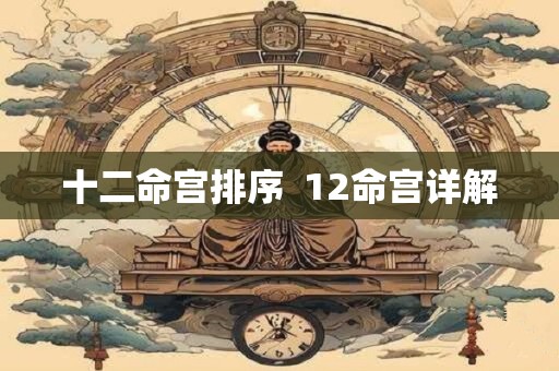 十二命宫排序  12命宫详解