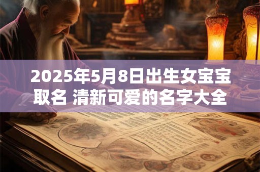 2025年5月8日出生女宝宝取名 清新可爱的名字大全