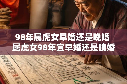 98年属虎女早婚还是晚婚 属虎女98年宜早婚还是晚婚