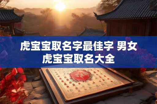 虎宝宝取名字最佳字 男女虎宝宝取名大全