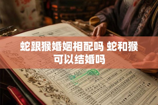 蛇跟猴婚姻相配吗 蛇和猴可以结婚吗