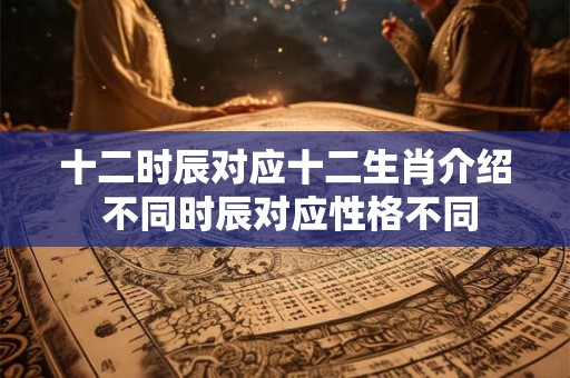 十二时辰对应十二生肖介绍 不同时辰对应性格不同