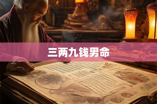 三两九钱男命