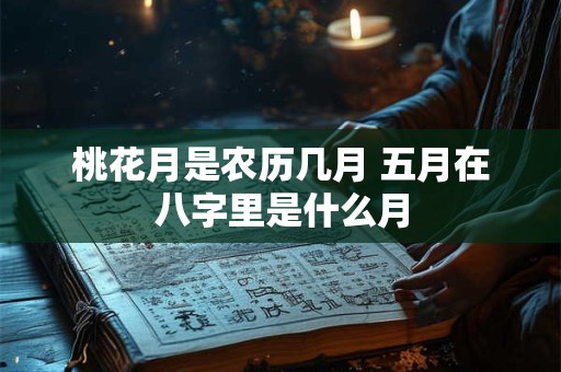 桃花月是农历几月 五月在八字里是什么月