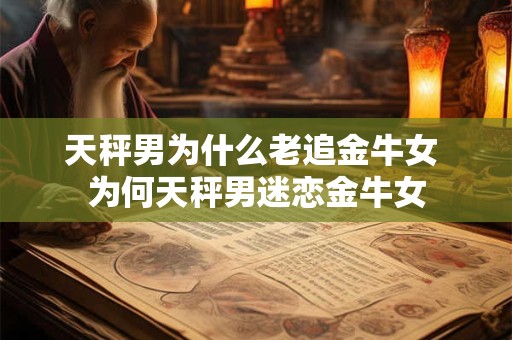 天秤男为什么老追金牛女 为何天秤男迷恋金牛女