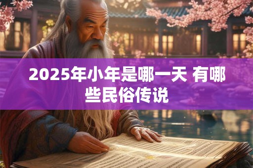 2025年小年是哪一天 有哪些民俗传说