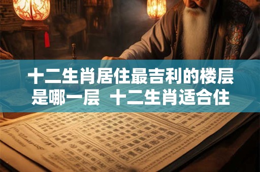 十二生肖居住最吉利的楼层是哪一层  十二生肖适合住吉利楼层