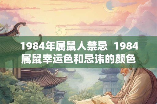 1984年属鼠人禁忌  1984属鼠幸运色和忌讳的颜色