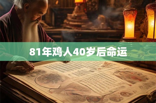 81年鸡人40岁后命运