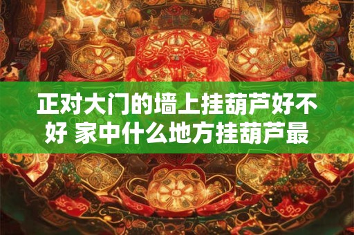 正对大门的墙上挂葫芦好不好 家中什么地方挂葫芦最好