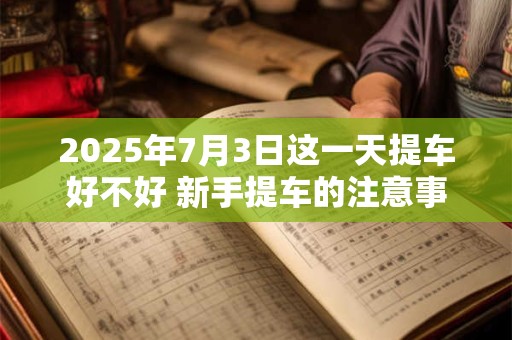 2026年7月3日这一天提车好不好 新手提车的注意事项 2026年7月3日这一天提车好不好 新手提车的注意事项