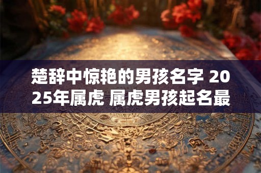 楚辞中惊艳的男孩名字 2025年属虎 属虎男孩起名最佳字