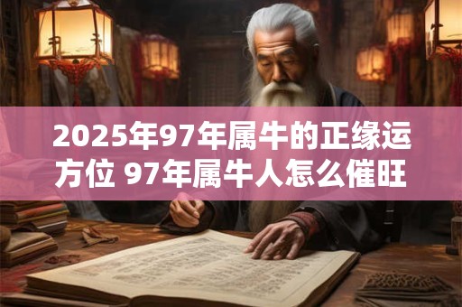 2025年97年属牛的正缘运方位 97年属牛人怎么催旺桃花