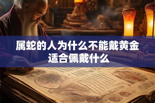 属蛇的人为什么不能戴黄金 适合佩戴什么