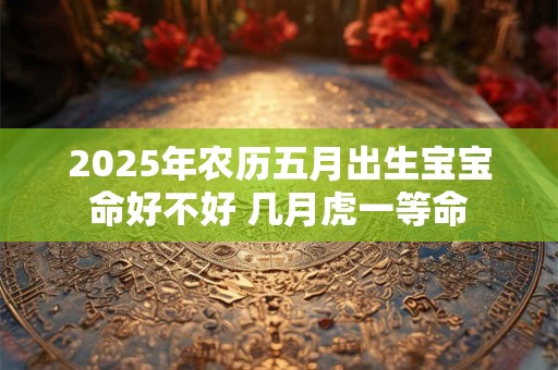 2025年农历五月出生宝宝命好不好 几月虎一等命