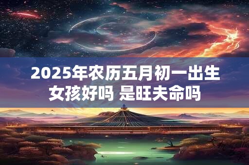 2025年农历五月初一出生女孩好吗 是旺夫命吗