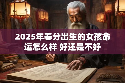 2025年春分出生的女孩命运怎么样 好还是不好