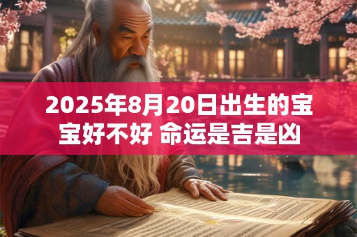 2025年8月20日出生的宝宝好不好 命运是吉是凶