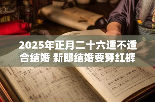 2025年正月二十六适不适合结婚 新郎结婚要穿红裤头吗 2025年正月二十六适不适合结婚 新郎结婚要穿红裤头吗