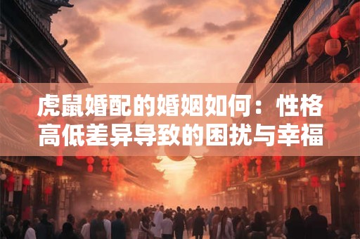 虎鼠婚配的婚姻如何：性格高低差异导致的困扰与幸福