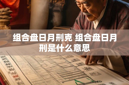 组合盘日月刑克 组合盘日月刑是什么意思