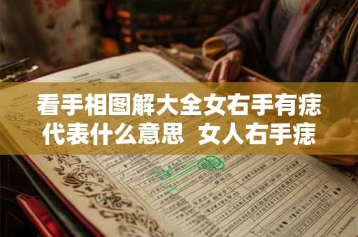 看手相图解大全女右手有痣代表什么意思  女人右手痣相图解大全