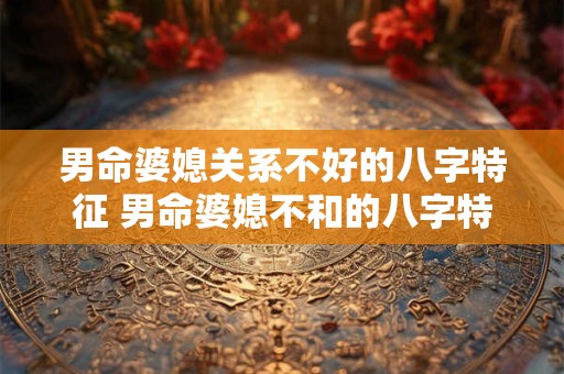 男命婆媳关系不好的八字特征 男命婆媳不和的八字特征
