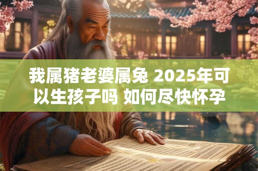 我属猪老婆属兔 2025年可以生孩子吗 如何尽快怀孕