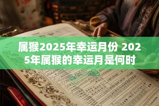 属猴2025年幸运月份 2025年属猴的幸运月是何时