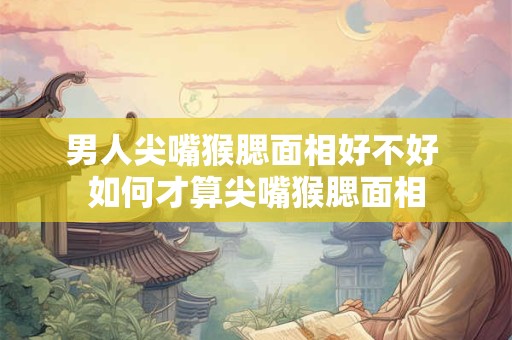男人尖嘴猴腮面相好不好 如何才算尖嘴猴腮面相