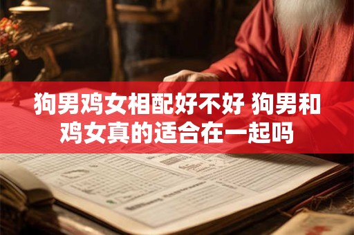 狗男鸡女相配好不好 狗男和鸡女真的适合在一起吗