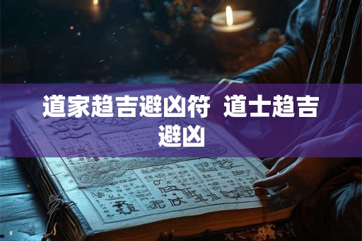 道家趋吉避凶符  道士趋吉避凶