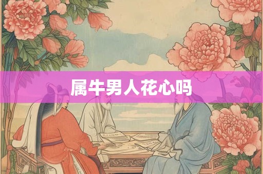 属牛男人花心吗