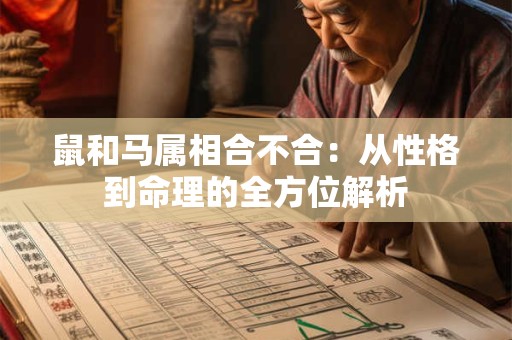 鼠和马属相合不合：从性格到命理的全方位解析