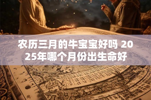 农历三月的牛宝宝好吗 2025年哪个月份出生命好