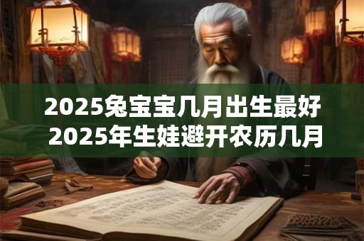 2025兔宝宝几月出生最好 2025年生娃避开农历几月 2025兔宝宝几月出生最好 2025年生娃避开农历几月
