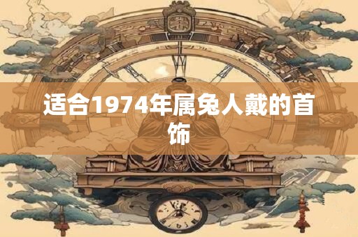 适合1974年属兔人戴的首饰