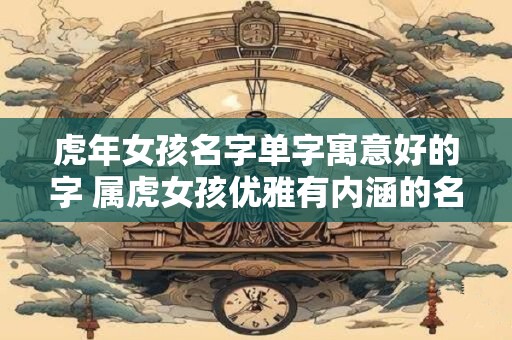 虎年女孩名字单字寓意好的字 属虎女孩优雅有内涵的名字