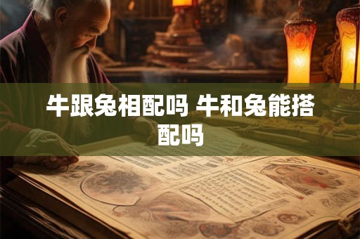牛跟兔相配吗 牛和兔能搭配吗