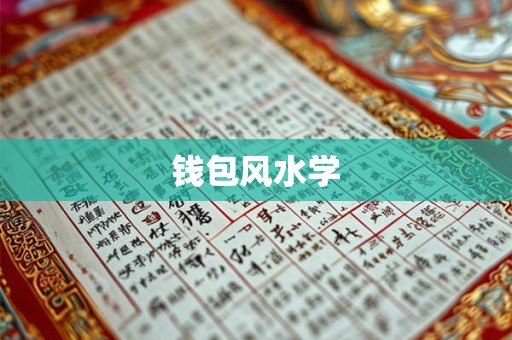 钱包风水学