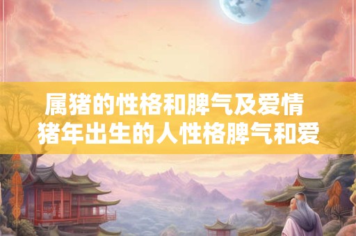 属猪的性格和脾气及爱情 猪年出生的人性格脾气和爱情如何