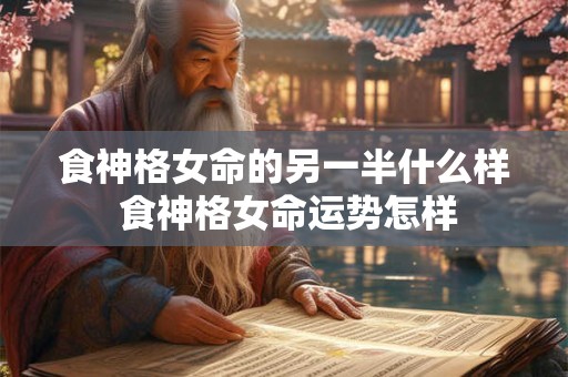 食神格女命的另一半什么样 食神格女命运势怎样