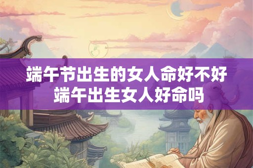 端午节出生的女人命好不好 端午出生女人好命吗